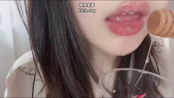 金豆ww/金金豆耶/金豆雾：口腔含糖 蜂蜜勺搅拌